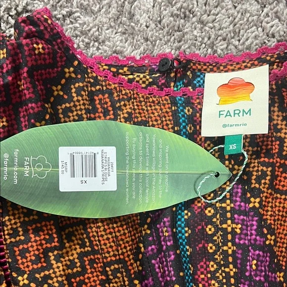 FARM Rio Multicolor Patterned Top - Picture 3 of 4